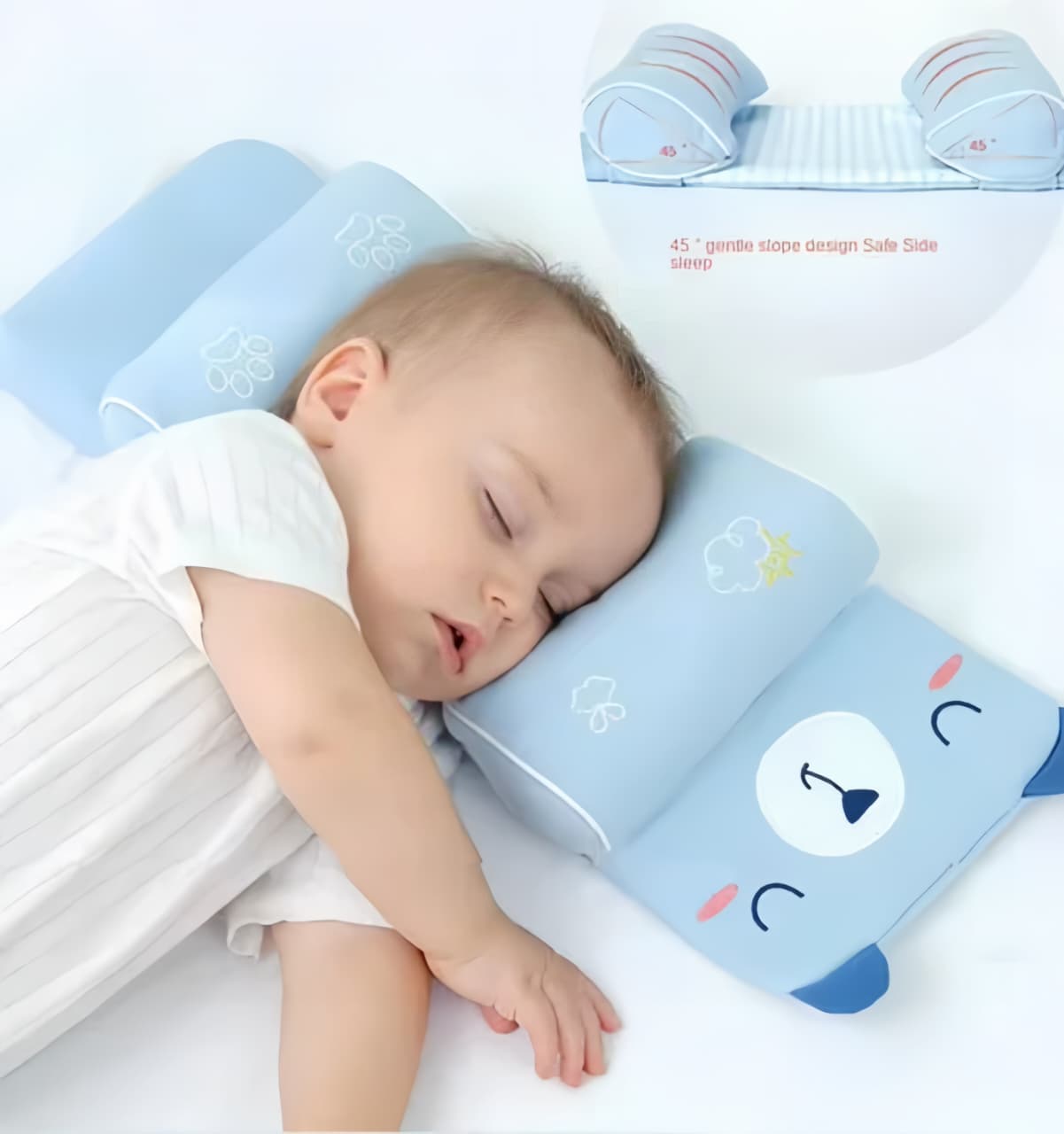 Baby Head Shaping Pillow 🐰